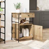 Produktbild för Köksvagn Artisan Ek 56 x 43 x 89,5 cm Konstruerat trä