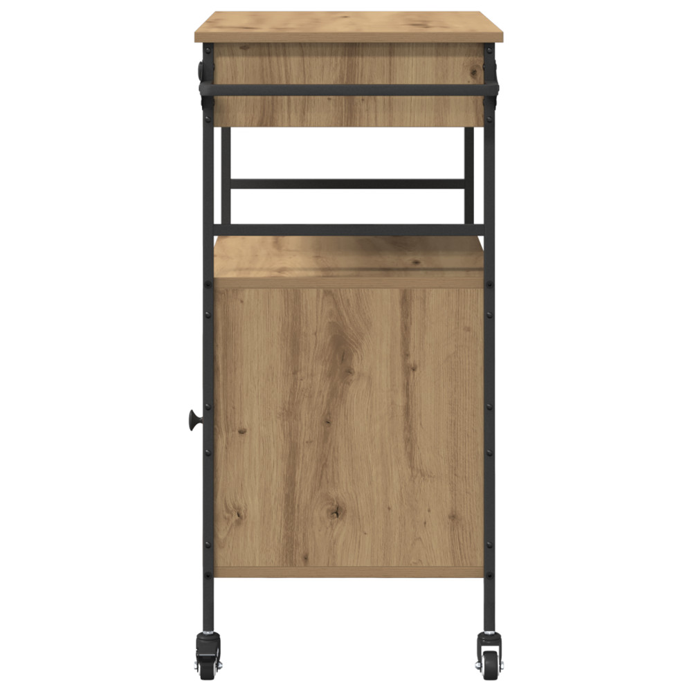 Produktbild för Köksvagn Artisan Ek 56 x 43 x 89,5 cm Konstruerat trä