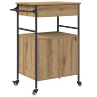 Produktbild för Köksvagn Artisan Ek 56 x 43 x 89,5 cm Konstruerat trä