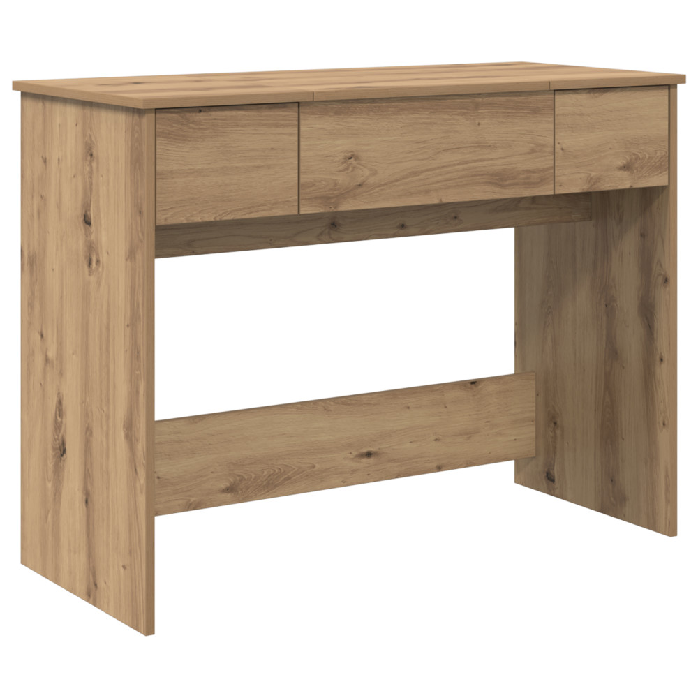 Produktbild för Kosmetiktabell med låda med lagring Artisan Ek 100 x 45 x 76 cm