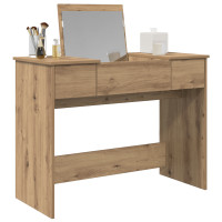 Produktbild för Kosmetiktabell med låda med lagring Artisan Ek 100 x 45 x 76 cm
