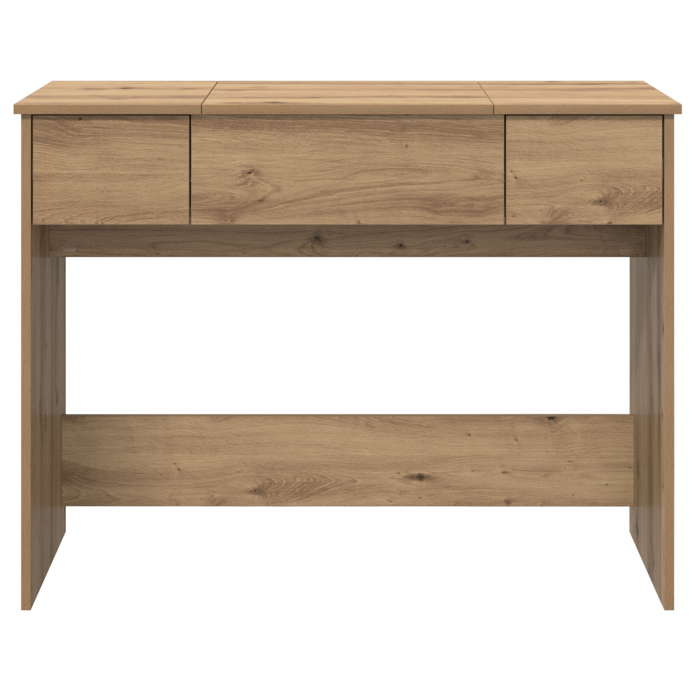 Produktbild för Kosmetiktabell med låda med lagring Artisan Ek 100 x 45 x 76 cm