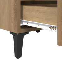 Produktbild för Nattduksbord 2 pcs artisan ek 40 x 35 x 50 cm Konstruerat trä