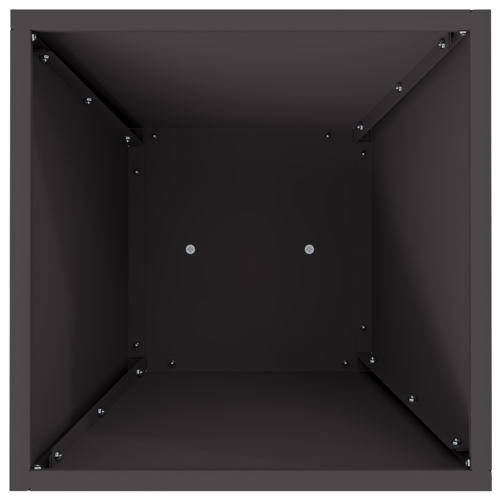 Produktbild för Pelarkrukor Svart 35 x 35 x 73 cm