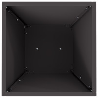 Produktbild för Pelarkrukor Svart 35 x 35 x 73 cm