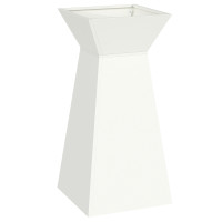 Produktbild för Pelarkrukor Vit 35 x 35 x 73 cm
