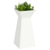 Produktbild för Pelarkrukor Vit 35 x 35 x 73 cm