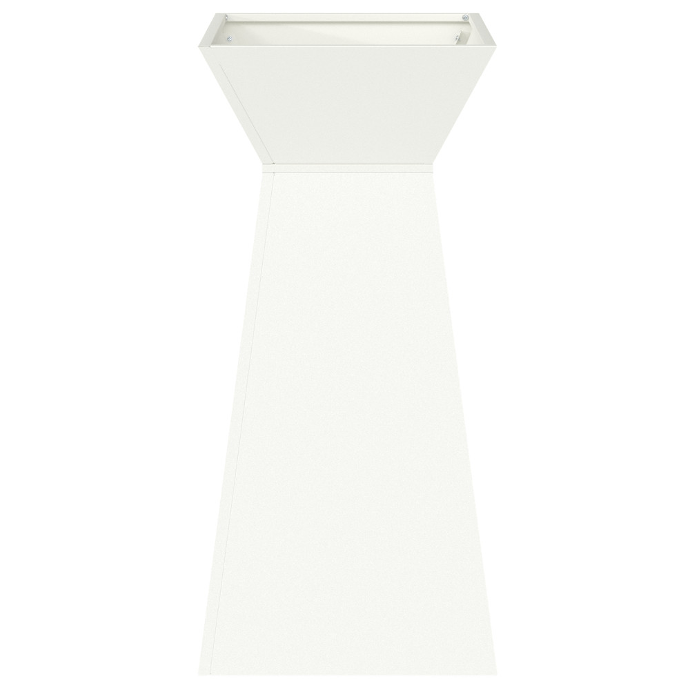 Produktbild för Pelarkrukor Vit 35 x 35 x 73 cm