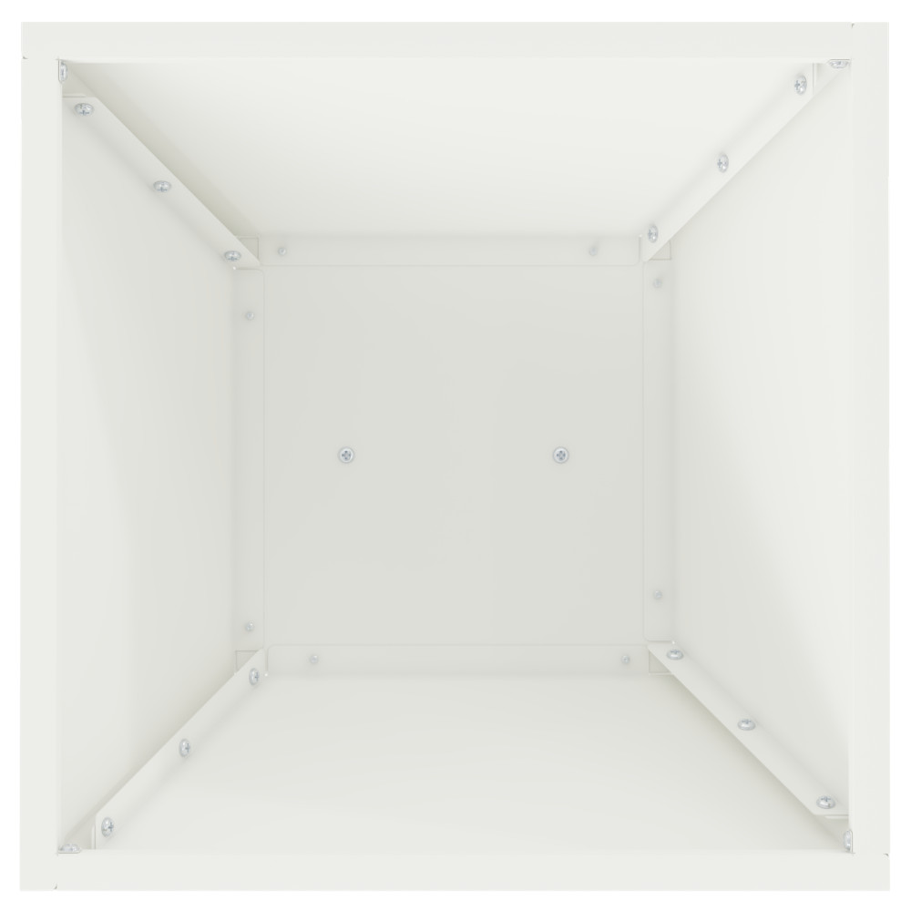 Produktbild för Pelarkrukor Vit 35 x 35 x 73 cm