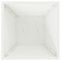 Produktbild för Pelarkrukor Vit 35 x 35 x 73 cm