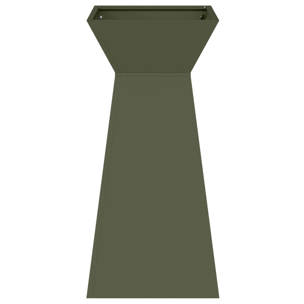 Produktbild för Pelarkrukor 2 pcs Olivgrön 35 x 35 x 73 cm