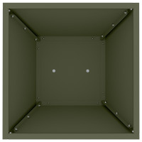 Produktbild för Pelarkrukor 2 pcs Olivgrön 35 x 35 x 73 cm