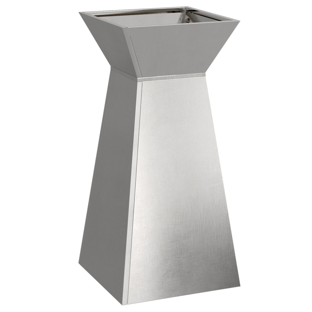 Produktbild för Pelarkrukor 2 pcs Silver 35 x 35 x 73 cm