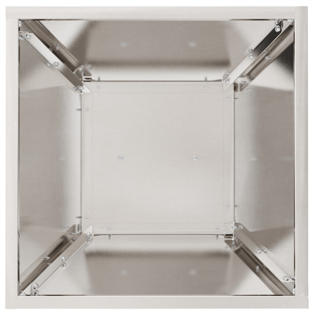 Produktbild för Pelarkrukor 2 pcs Silver 35 x 35 x 73 cm