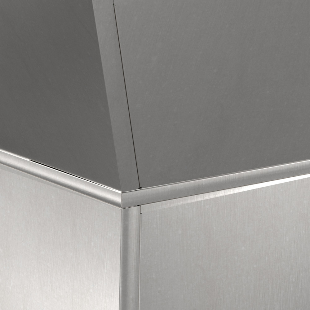 Produktbild för Pelarkrukor 2 pcs Silver 35 x 35 x 73 cm