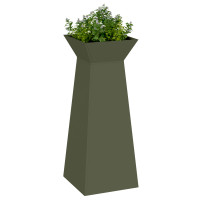 Produktbild för Pelarkrukor 2 pcs Olivgrön 40 x 40 x 100 cm