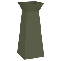 Produktbild för Pelarkrukor 2 pcs Olivgrön 40 x 40 x 100 cm