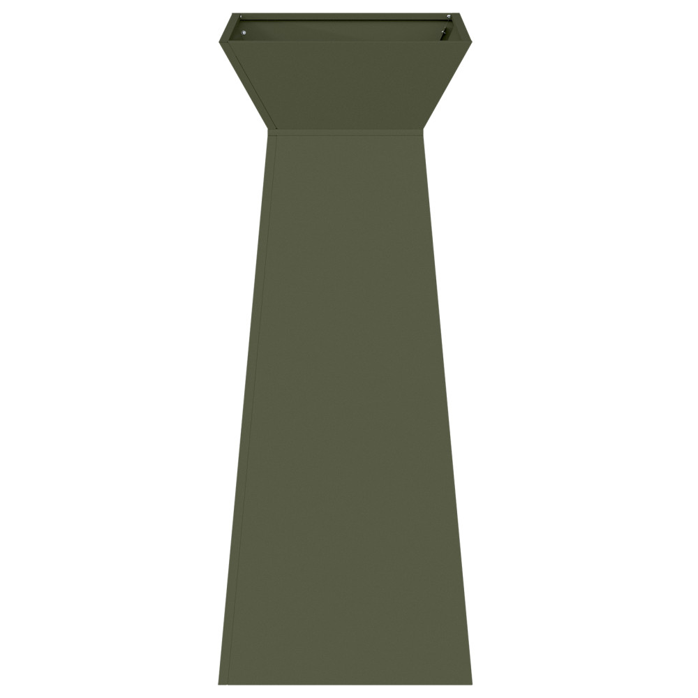 Produktbild för Pelarkrukor 2 pcs Olivgrön 40 x 40 x 100 cm