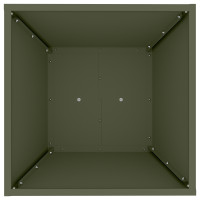 Produktbild för Pelarkrukor 2 pcs Olivgrön 40 x 40 x 100 cm