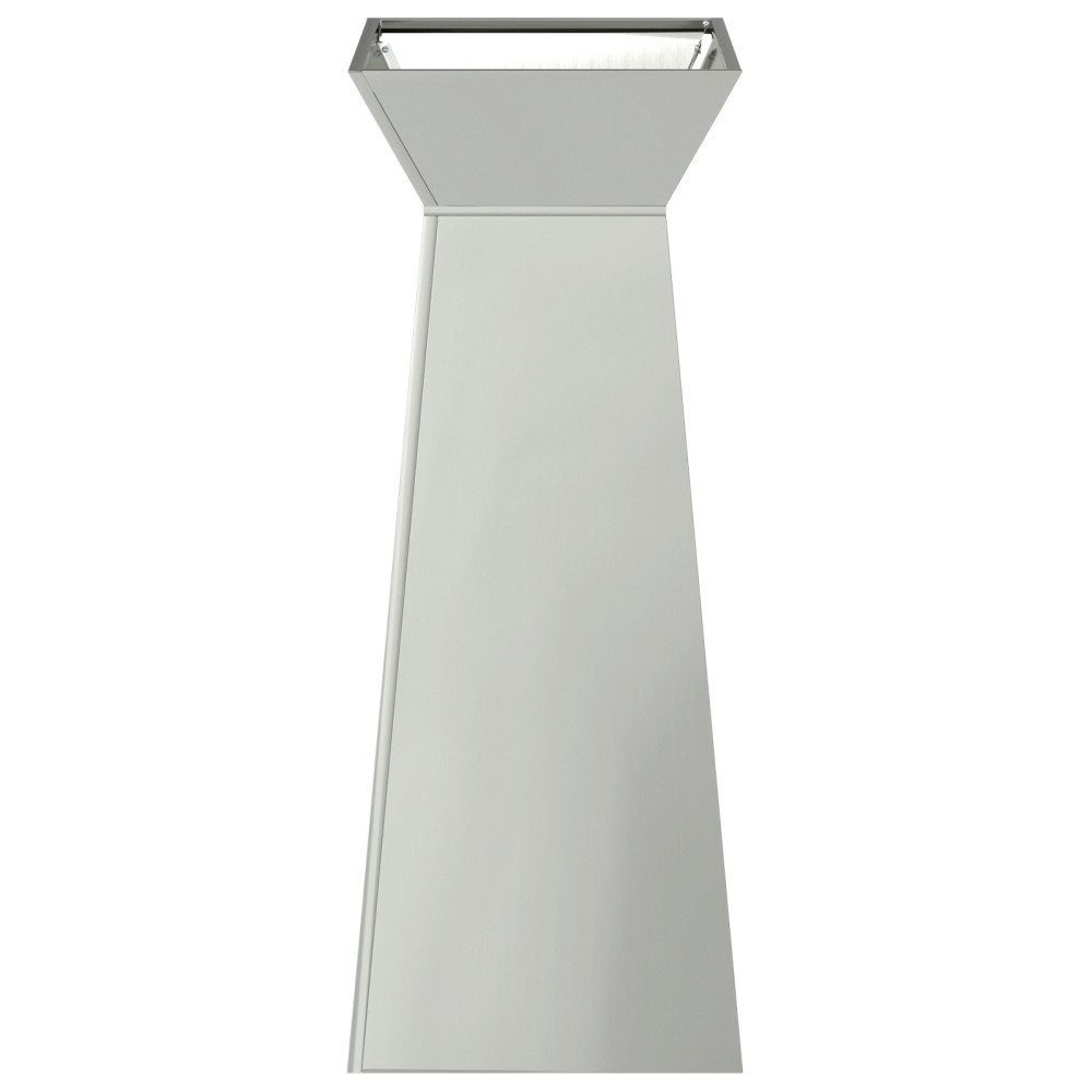 Produktbild för Pelarkrukor 2 pcs Silver 40 x 40 x 100 cm