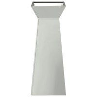 Produktbild för Pelarkrukor 2 pcs Silver 40 x 40 x 100 cm