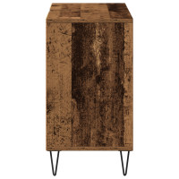 Produktbild för Badrumsskåp Gammalt trä 80 x 33 x 60 cm Konstruerat trä
