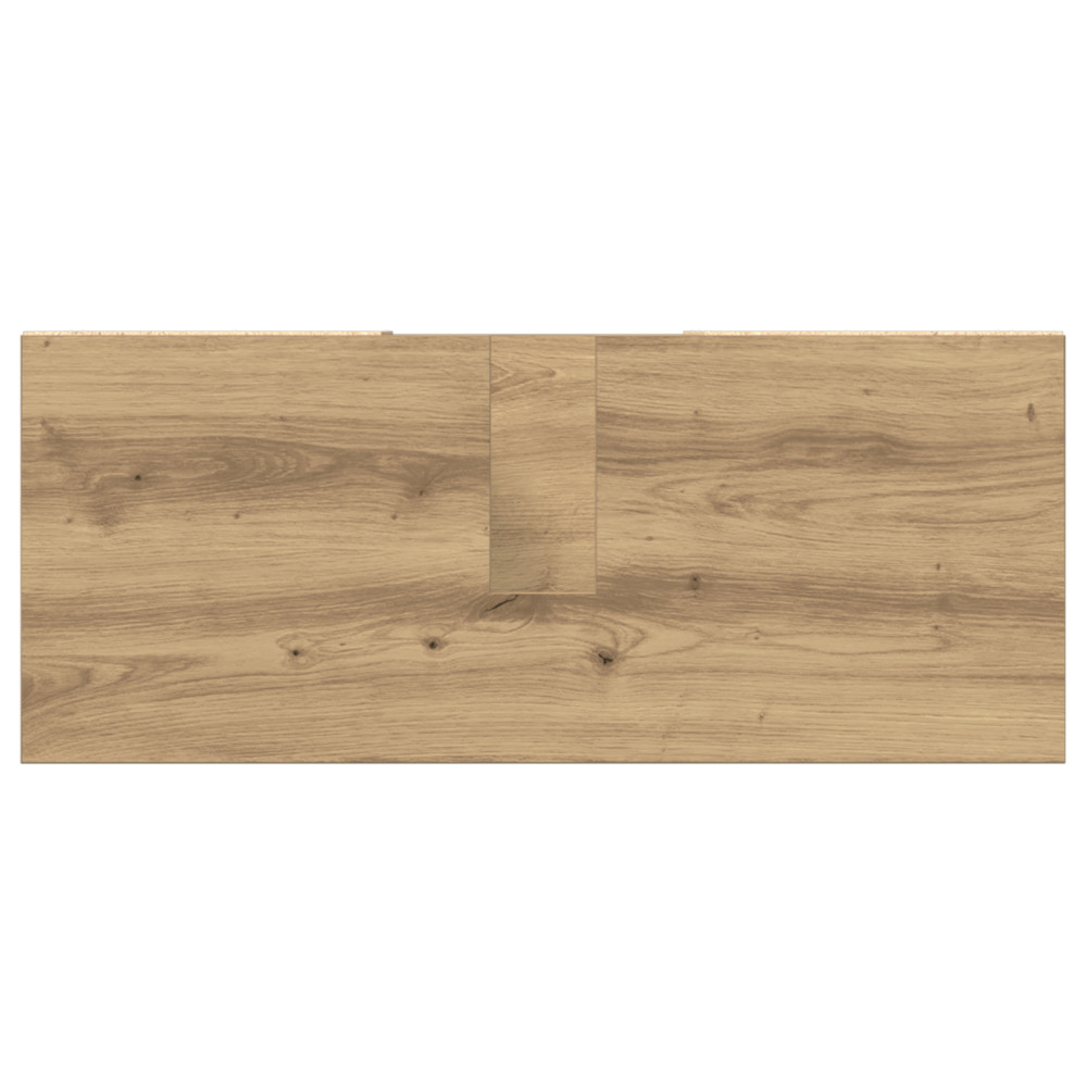Produktbild för Badrumsskåp med dörr Artisan Ek 80 x 33 x 60 cm Konstruerat trä