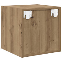 Produktbild för Väggskåp 2 pcs Artisan Ek 37 x 37 x 37 cm Konstruerat trä