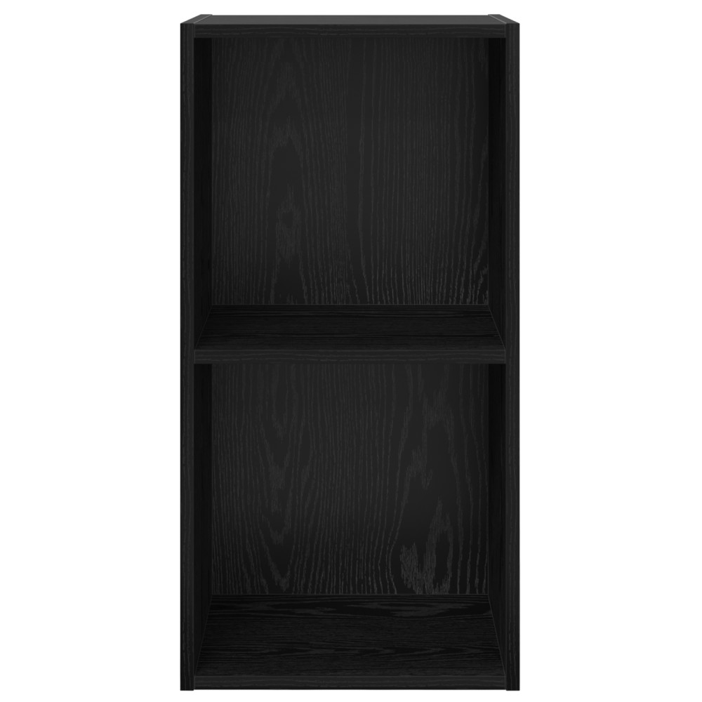 Produktbild för TV-bänkset Svart Ek 37 x 37 x 72 cm Konstruerat trä