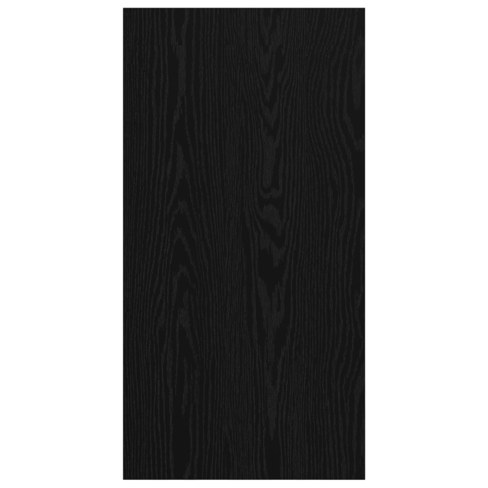 Produktbild för TV-bänkset Svart Ek 37 x 37 x 72 cm Konstruerat trä