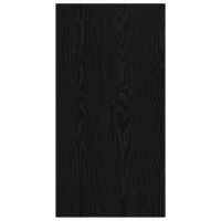 Produktbild för TV-bänkset Svart Ek 37 x 37 x 72 cm Konstruerat trä