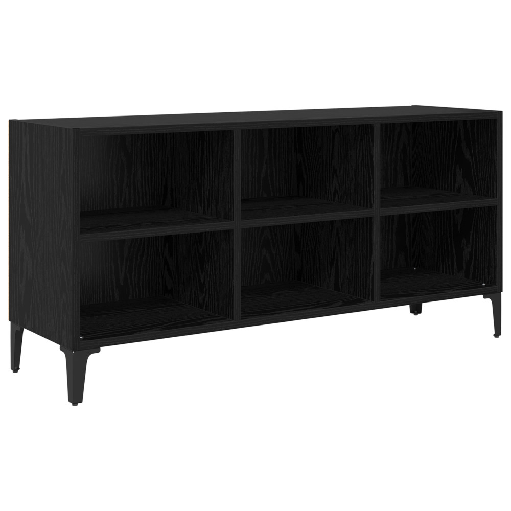 Produktbild för TV-bänkset Svart 103,5 x 30 x 50 cm Konstruerat trä