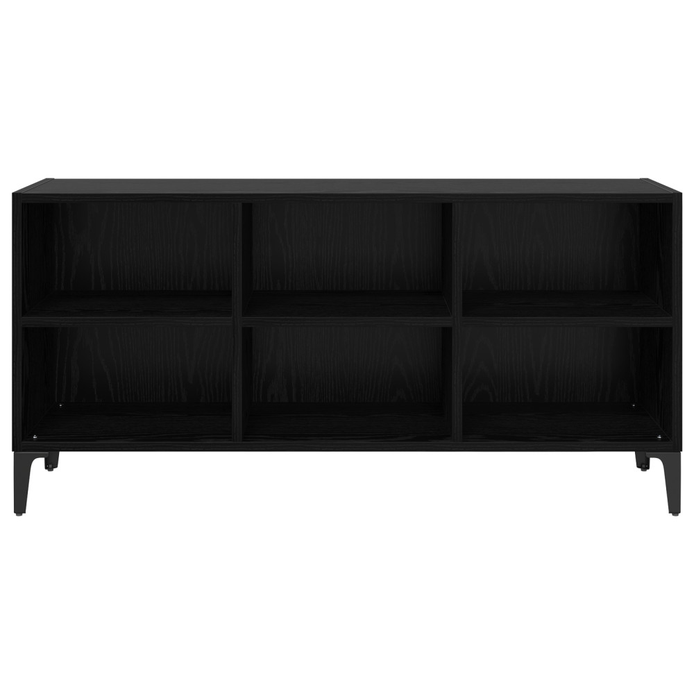 Produktbild för TV-bänkset Svart 103,5 x 30 x 50 cm Konstruerat trä