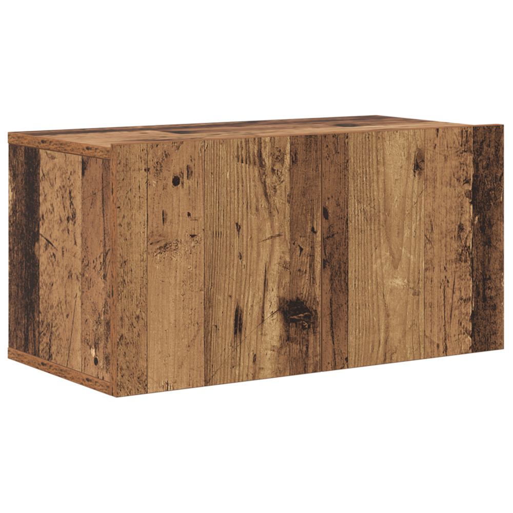 Produktbild för TV-bänkset Väggmonterad Brun 60 x 30 x 30 cm Konstruerat trä