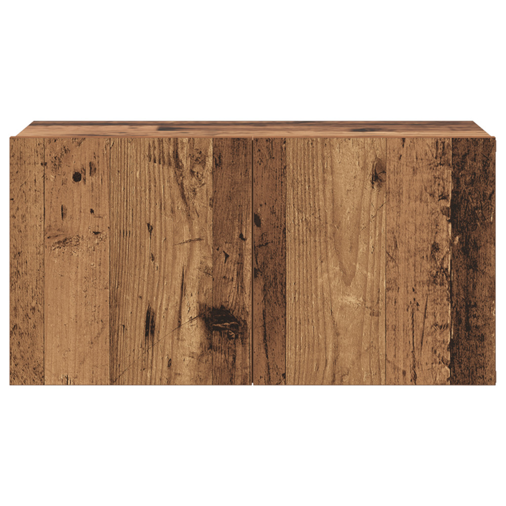 Produktbild för TV-bänkset Väggmonterad Brun 60 x 30 x 30 cm Konstruerat trä