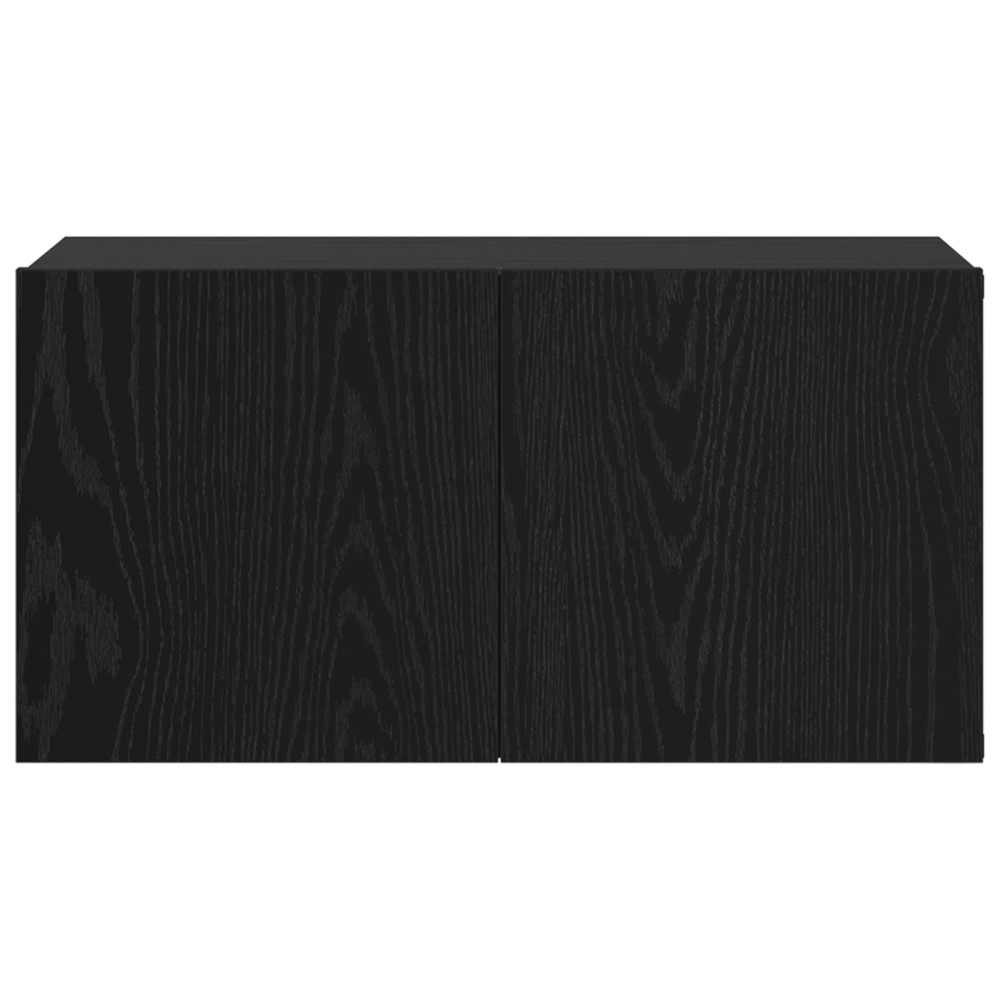 Produktbild för TV-bänkset 3 pcs Svart 60 x 30 x 30 cm Konstruerat trä