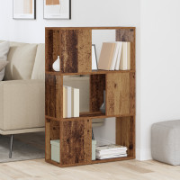 Produktbild för TV-bänkset Väggmonterad Brun 60 x 24 x 94,5 cm Konstruerat trä