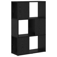Produktbild för TV-bänkset Väggmonterad Svart 60 x 24 x 94,5 cm Konstruerat trä