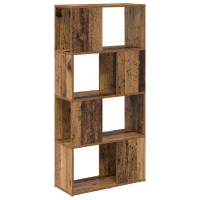 Produktbild för TV-bänkset Väggmonterad Brun 60 x 24 x 125,5 cm Konstruerat trä