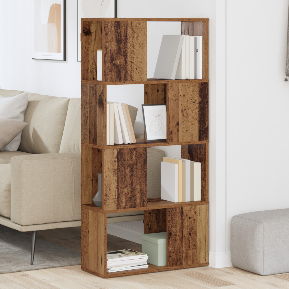Produktbild för TV-bänkset Väggmonterad Brun 60 x 24 x 125,5 cm Konstruerat trä