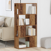 Produktbild för TV-bänkset Väggmonterad Brun 60 x 24 x 125,5 cm Konstruerat trä
