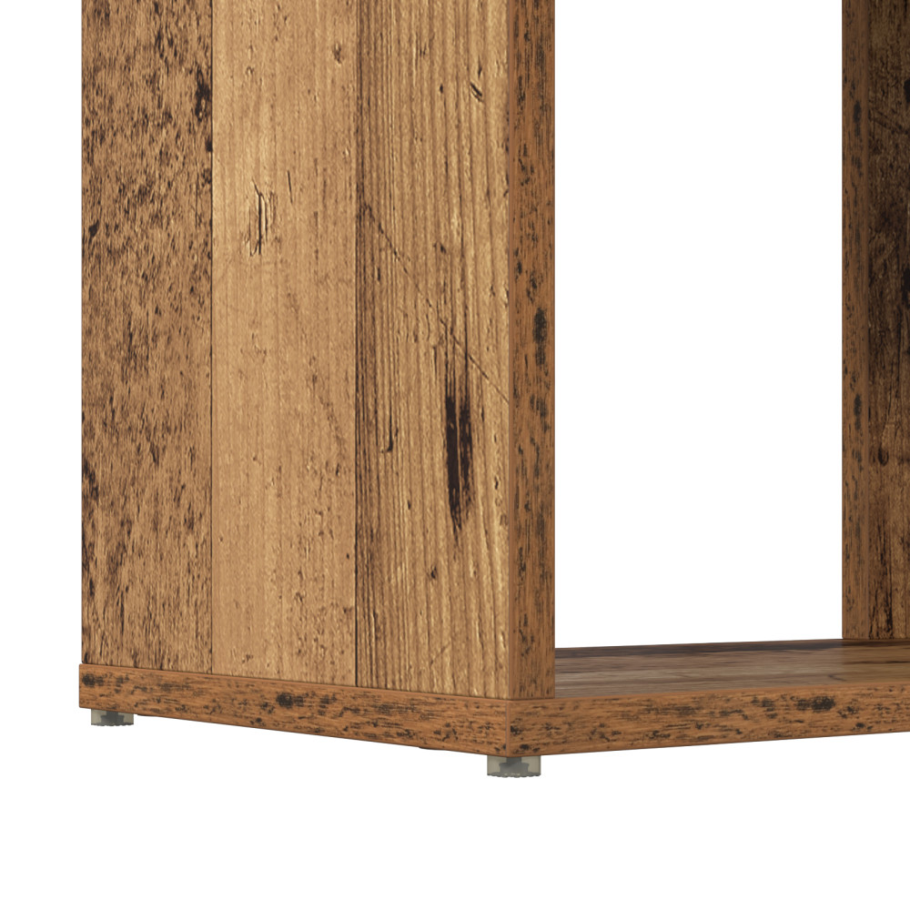 Produktbild för TV-bänkset Väggmonterad Brun 60 x 24 x 125,5 cm Konstruerat trä