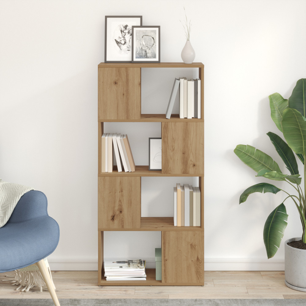 Produktbild för TV-bänkset 60 x 24 x 125,5 cm Brun Konstruerat trä