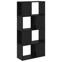 Produktbild för TV-bänkset Svart 60 x 24 x 125,5 cm Konstruerat trä