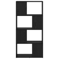 Produktbild för TV-bänkset Svart 60 x 24 x 125,5 cm Konstruerat trä
