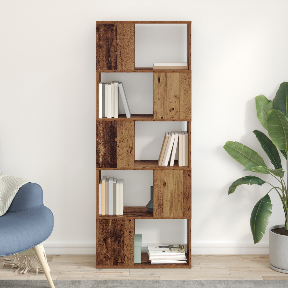 Produktbild för TV-bänkset Väggmonterad Brun 60 x 24 x 156 cm Konstruerat trä