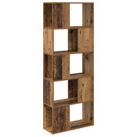 Produktbild för TV-bänkset Väggmonterad Brun 60 x 24 x 156 cm Konstruerat trä