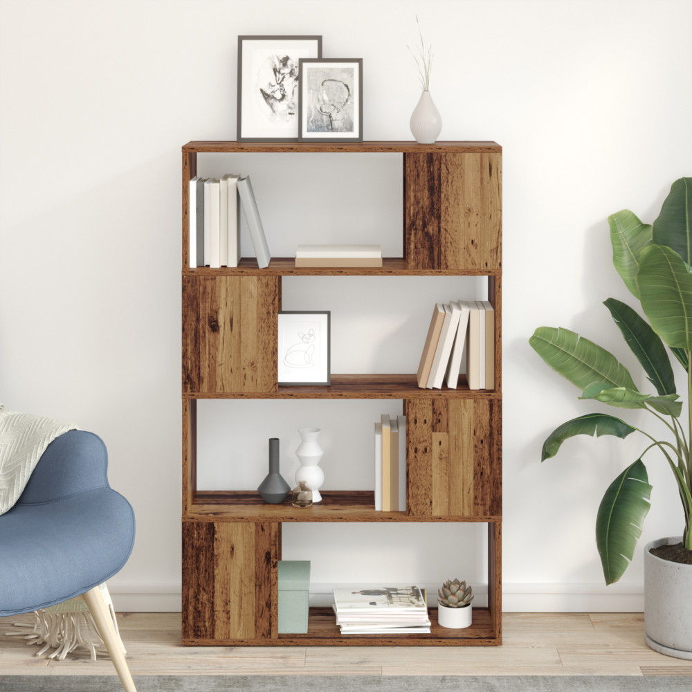 Produktbild för TV-bänkset Väggmonterad Brun 80 x 24 x 125 cm Konstruerat trä