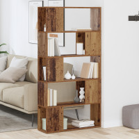 Produktbild för TV-bänkset Väggmonterad Brun 80 x 24 x 156 cm Konstruerat trä