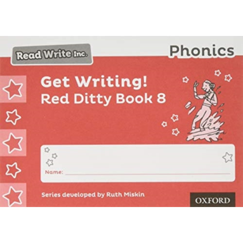 Oxford University Press Read Write Inc. Phonics: Get Writing! Red Ditty Book 8 Pack of 10 (häftad, eng)